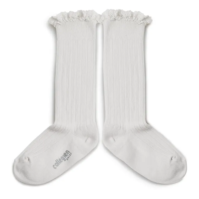 Socken Josephine | Weiß
