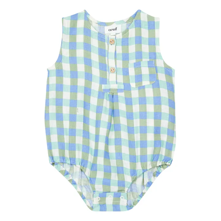 OEUF NYC Linen Baby Hat Sky Blue OEUF NYC Linen Baby Hat Sky Blue