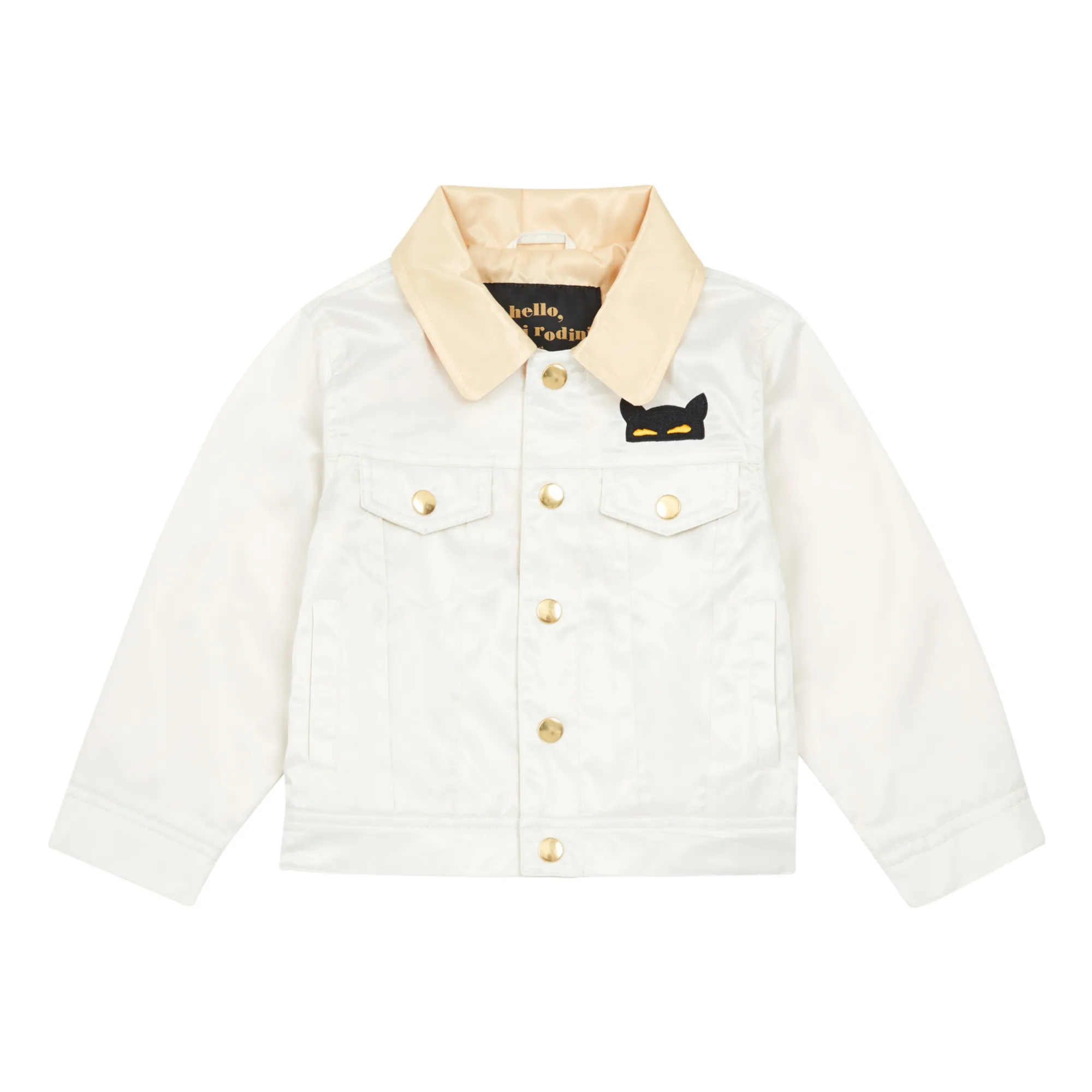 Mini Rodini White Recycled Polyester Jacket