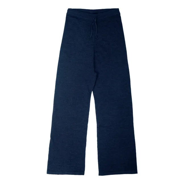 Pantaloni Dase in lana merino | Blu marino