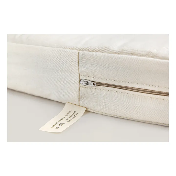 Organic Cotton Oval Mattress for Lola and Emil Bassinets | White- Product image n°4