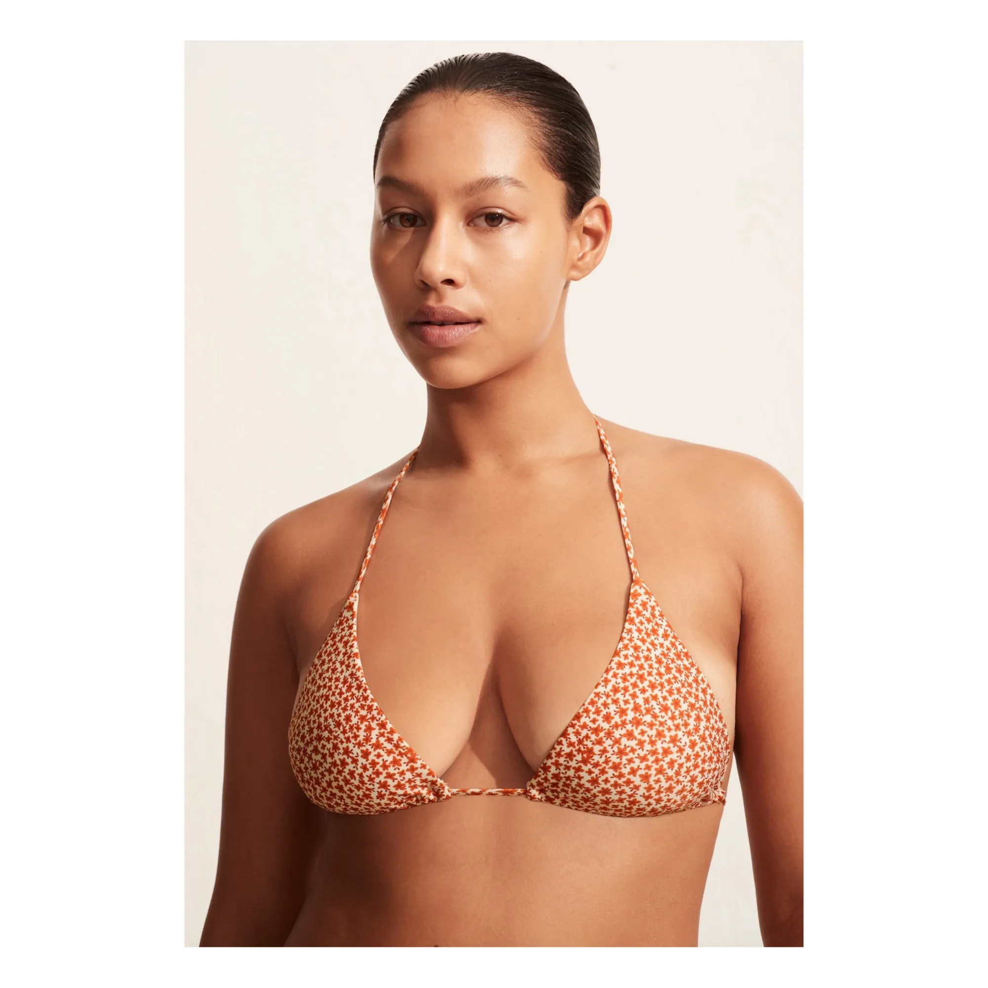Matteau Pink String Bikini Top