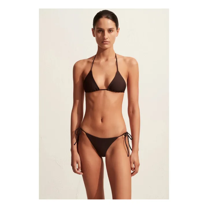 String Bikini Top | Brown- Product image n°0