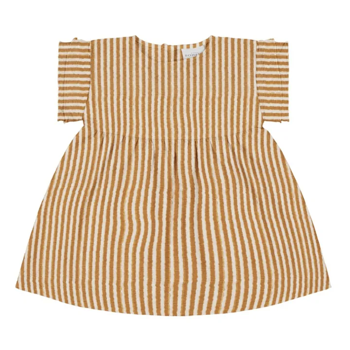 Kleid Gaze aus Bio-Baumwolle Cousine | Terracotta- Produktbild Nr. 0
