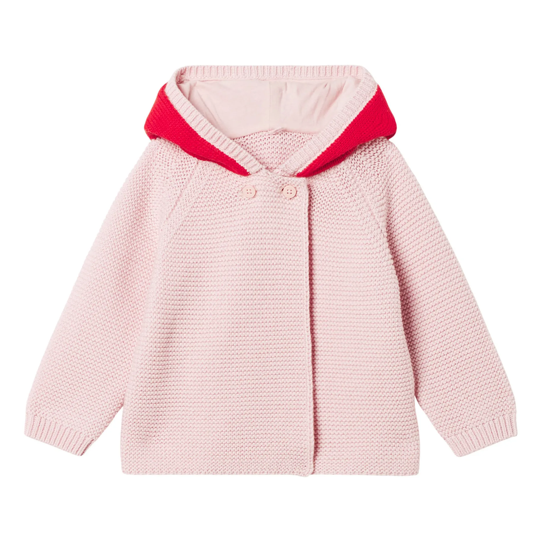Stella Mccartney Kids Pale Pink Knitted Mushroom Cardigan