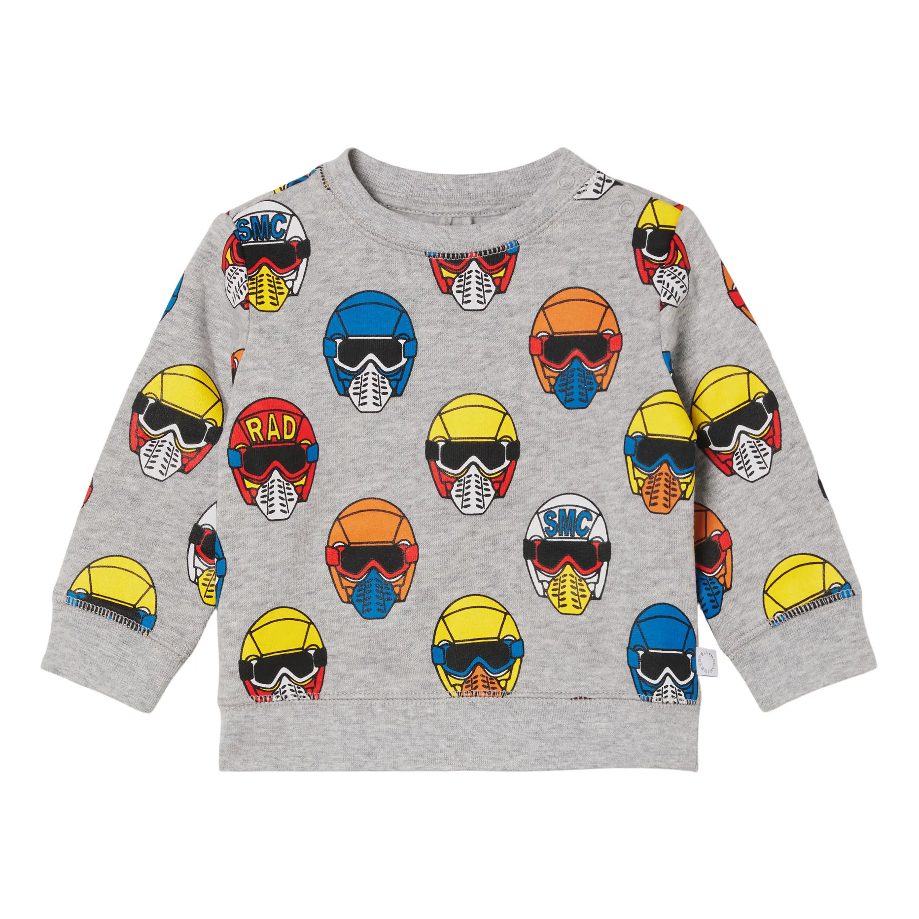 Stella Mccartney Kids Grey Organic Cotton Helmet Sweatshirt