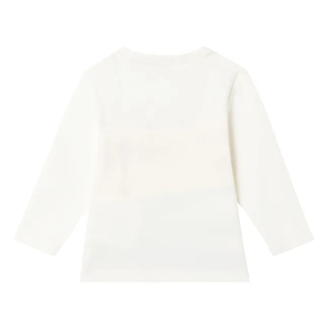 T-shirt Arc en Ciel in cotone organico | Bianco