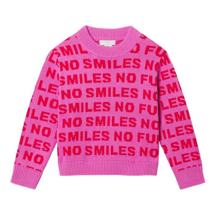 No Smiles Jumper | Pink- Product image n°0