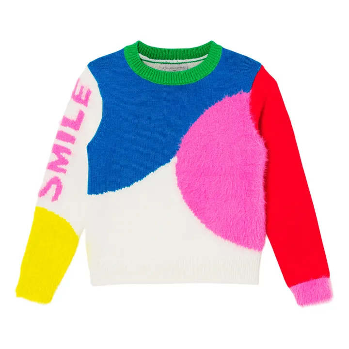 Knitted Shape Jumper | White- Product image n°0