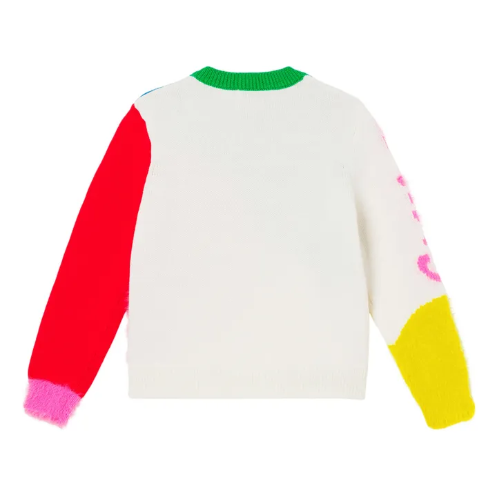 Knitted Shape Jumper | White- Product image n°1
