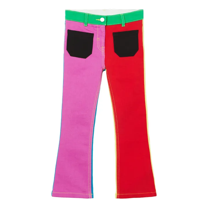 Pantalon Multicolore | Rouge- Image produit n°0