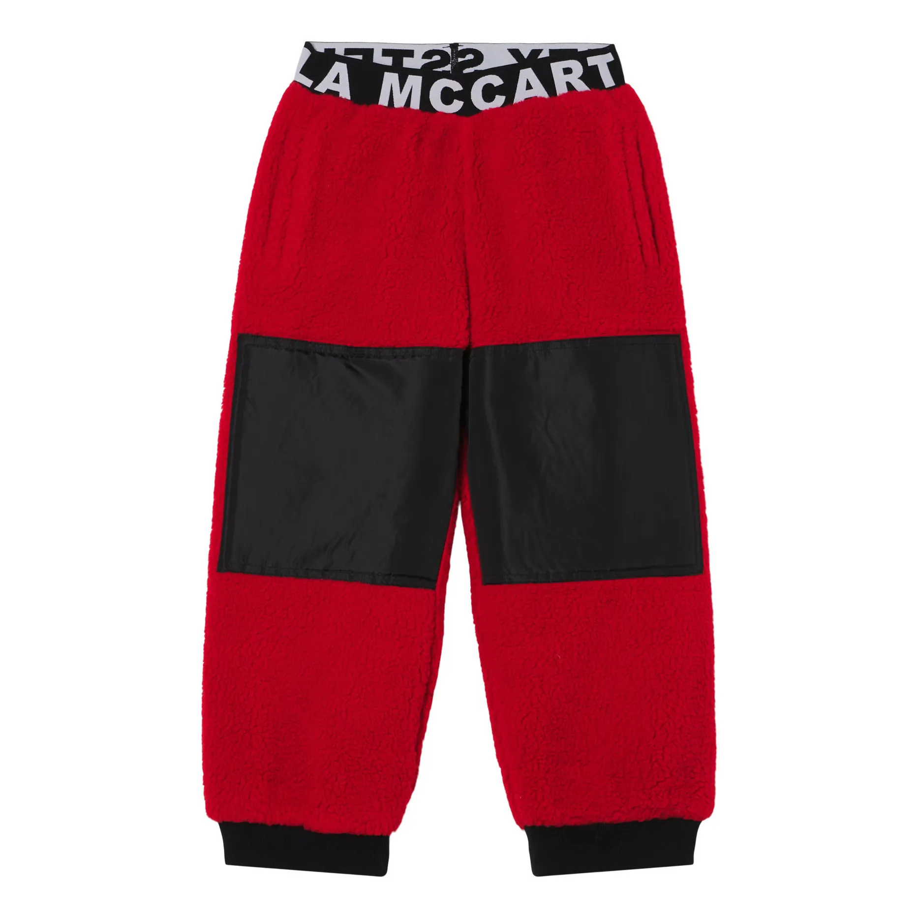 Stella Mccartney Kids Red Recycled Polyester Joggers