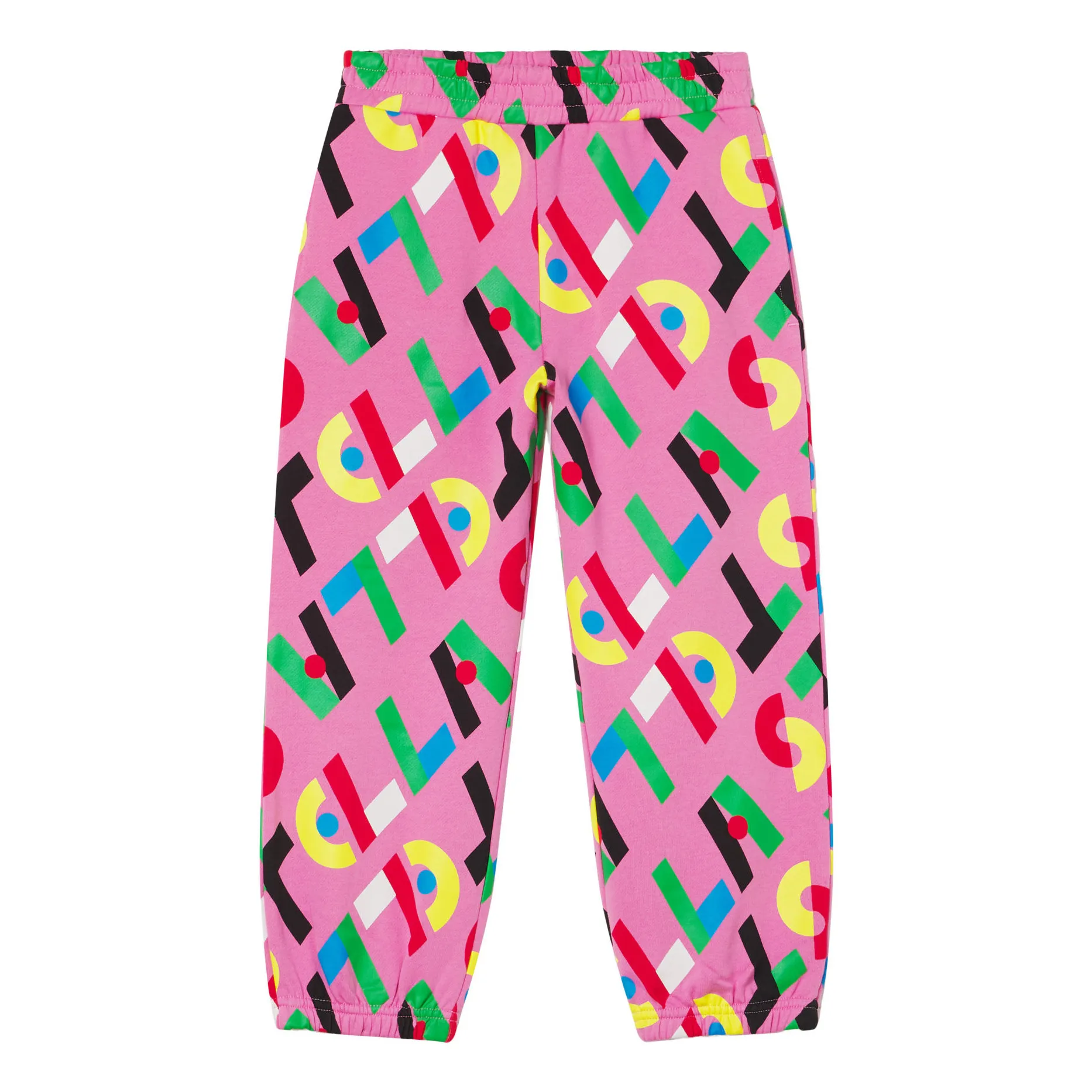 Stella Mccartney Kids Pink Organic Cotton Stella Joggers