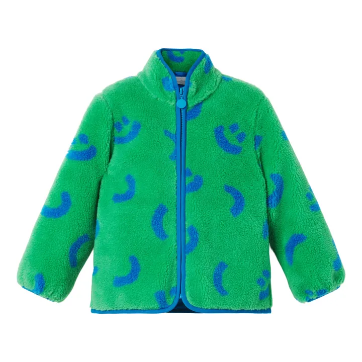 Recycled Polyester Polar Fleece Smile Jacket | Green- Product image n°0