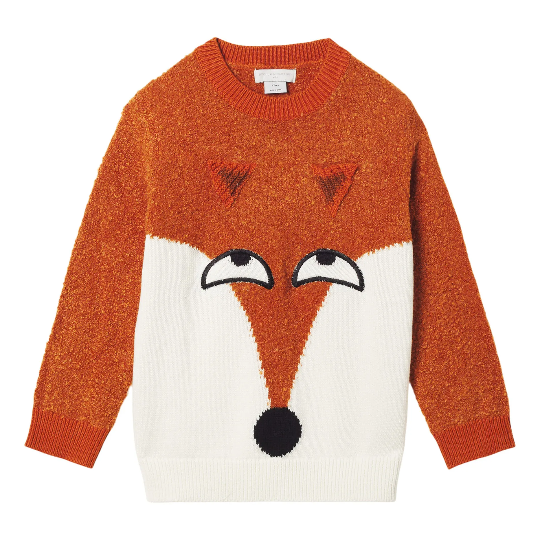Stella Mccartney Kids Green Fox Jumper
