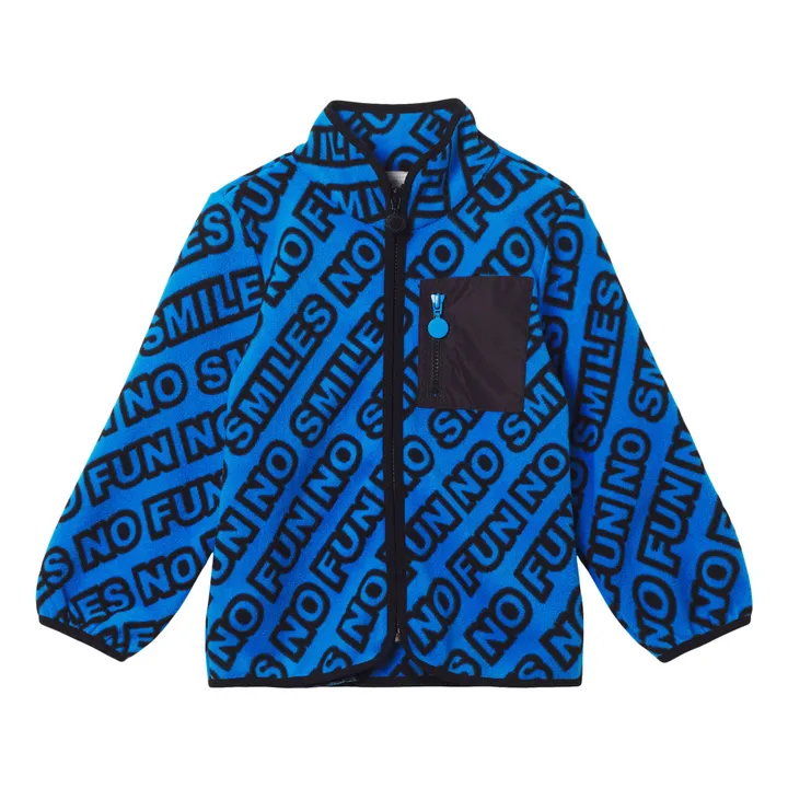 Recycled Polyester Polar Fleece Sweatshirt | Blue- Product image n°0