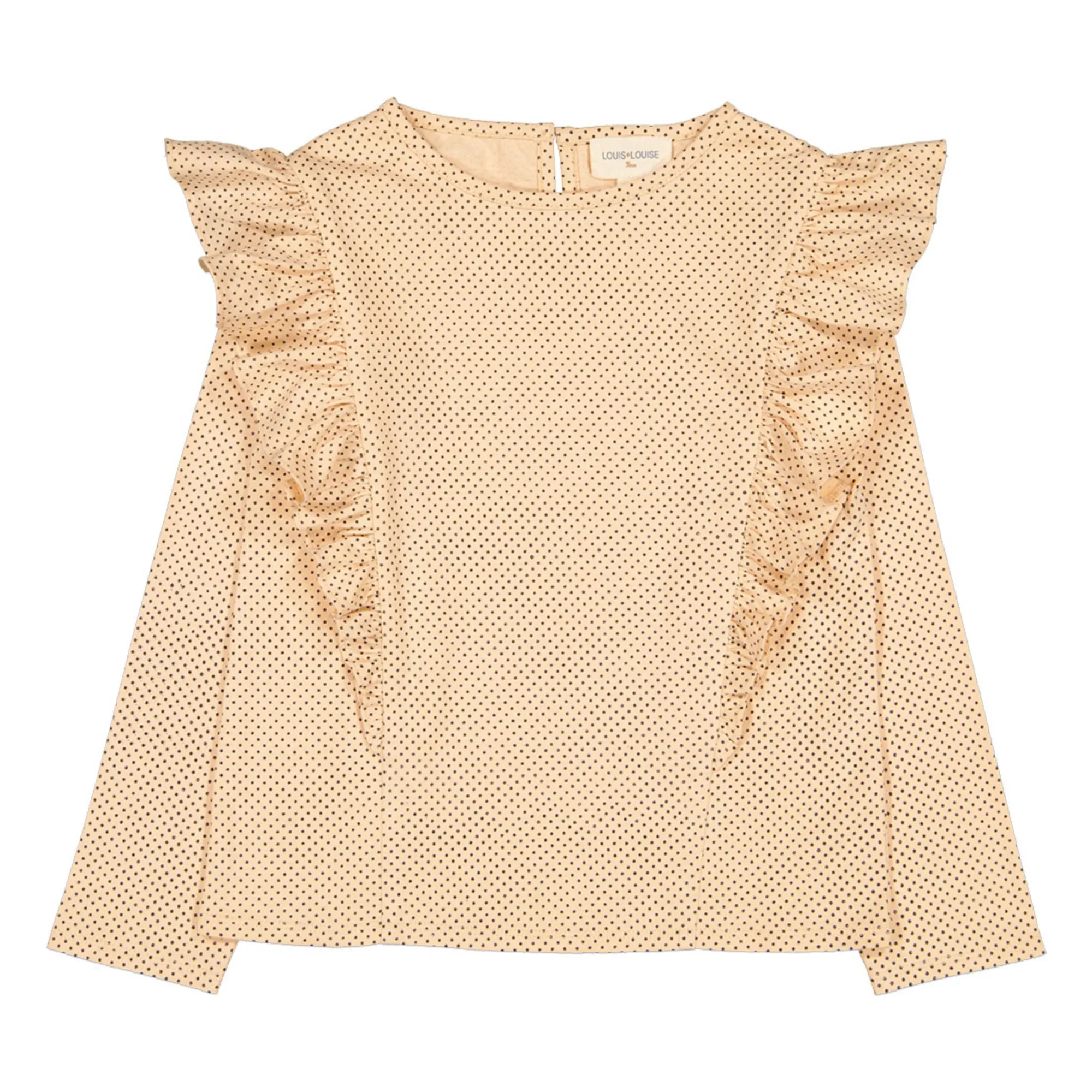 Louis Louise Ecru Erina Polka Dot Sparkly T-Shirt