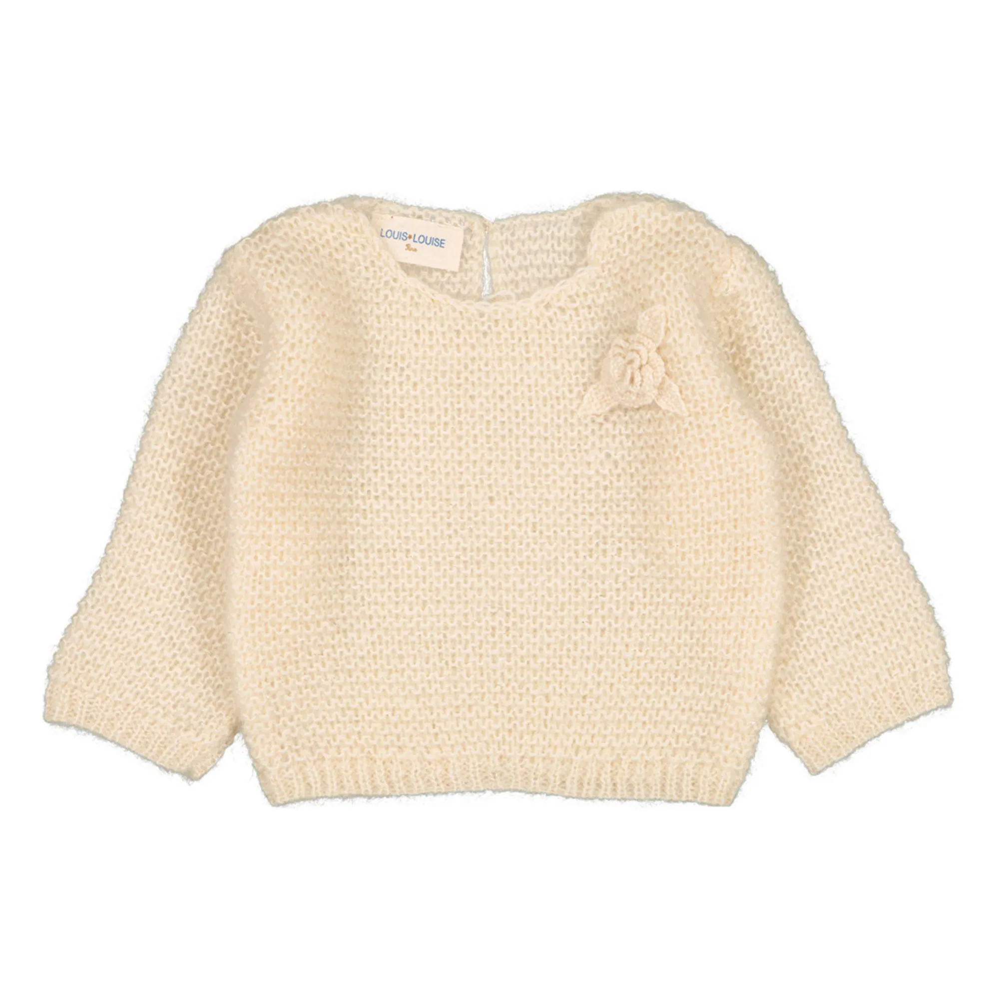 Louis Louise Ecru Roxy Mohair And Wool Lurex Jumper