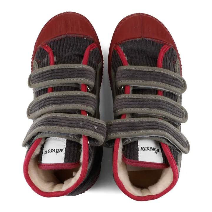 Zapatillas de terciopelo | Gris Antracita- Imagen del producto n°3