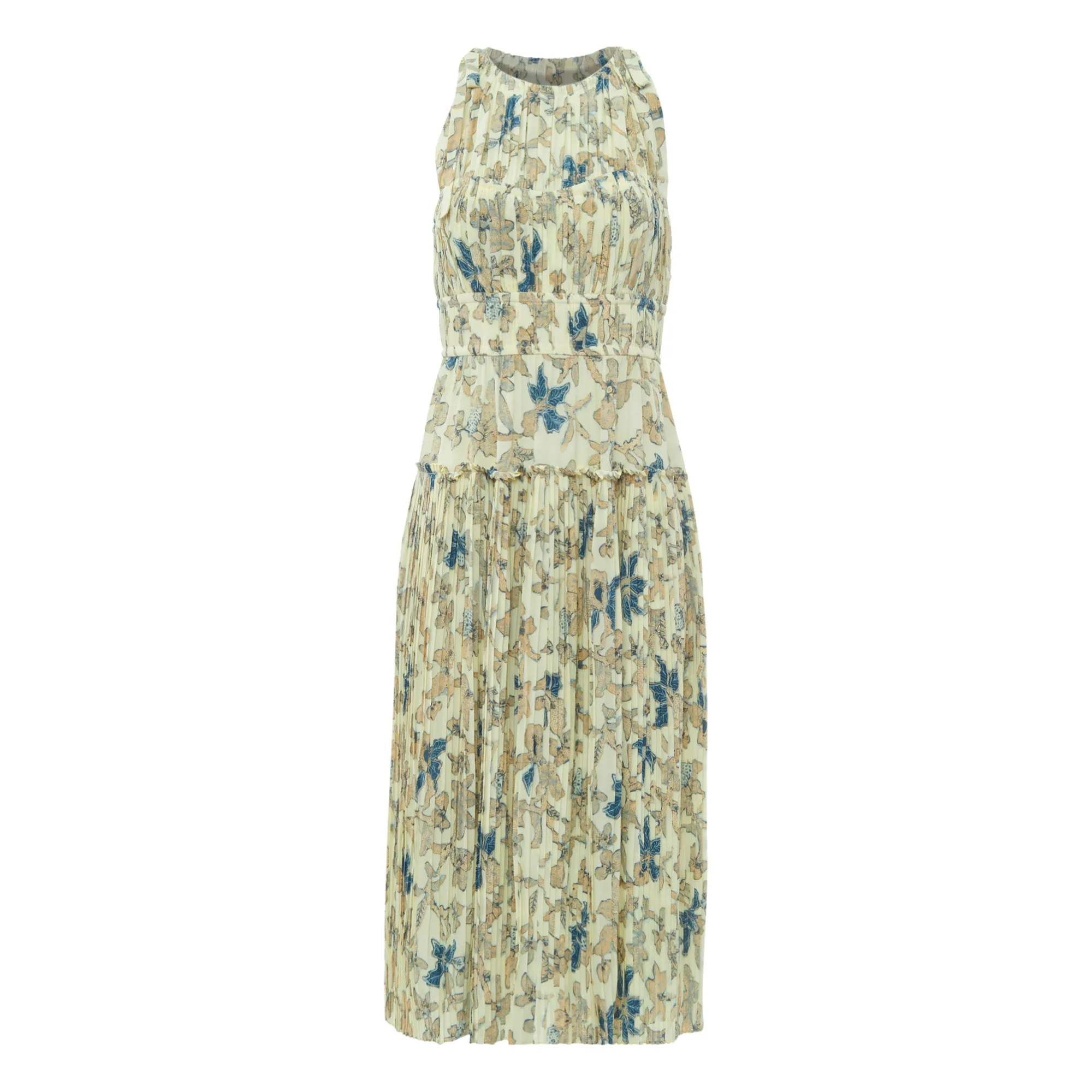 Ulla Johnson Ecru Amalthea Silk Dress
