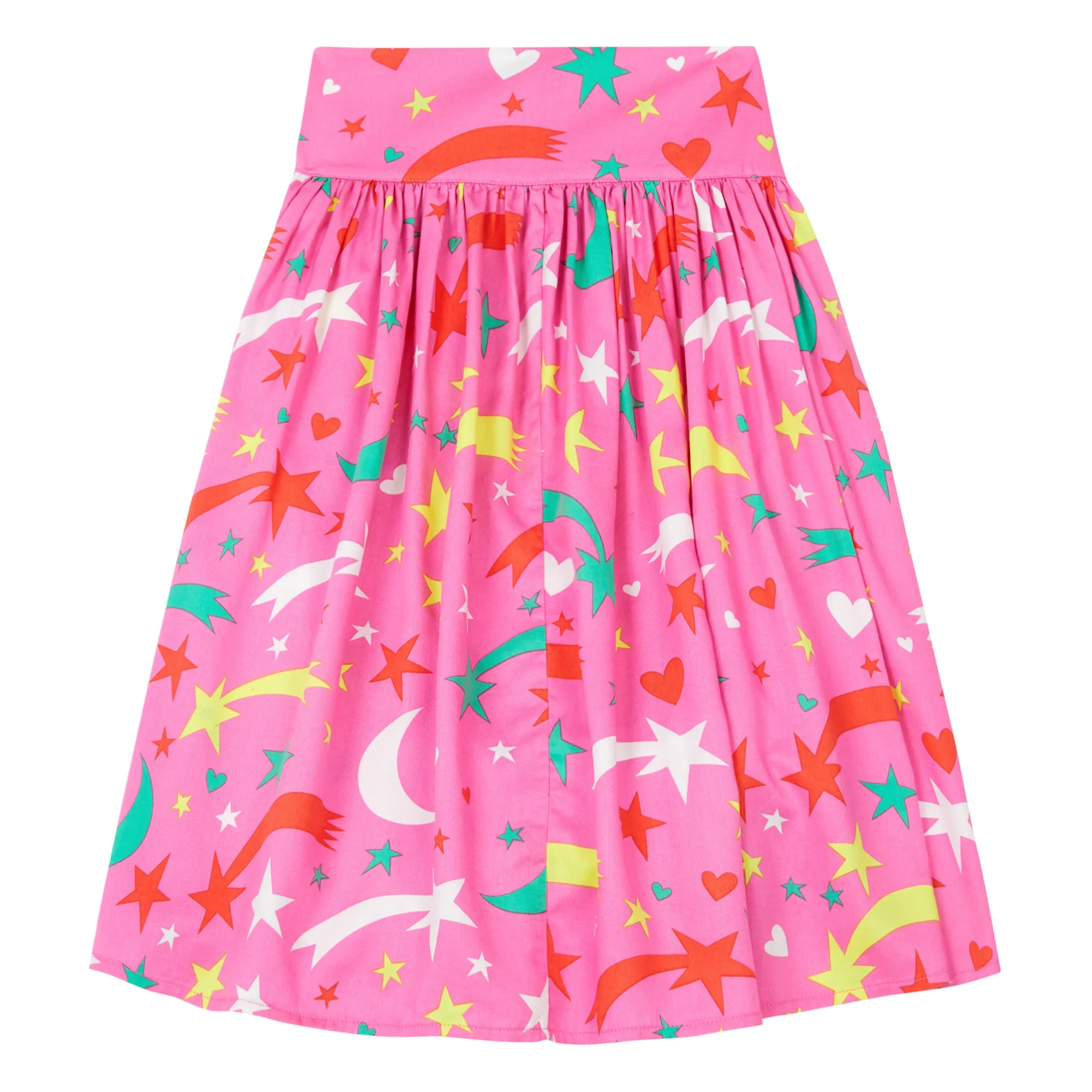 Stella Mccartney Kids Pink Tencel Start Skirt