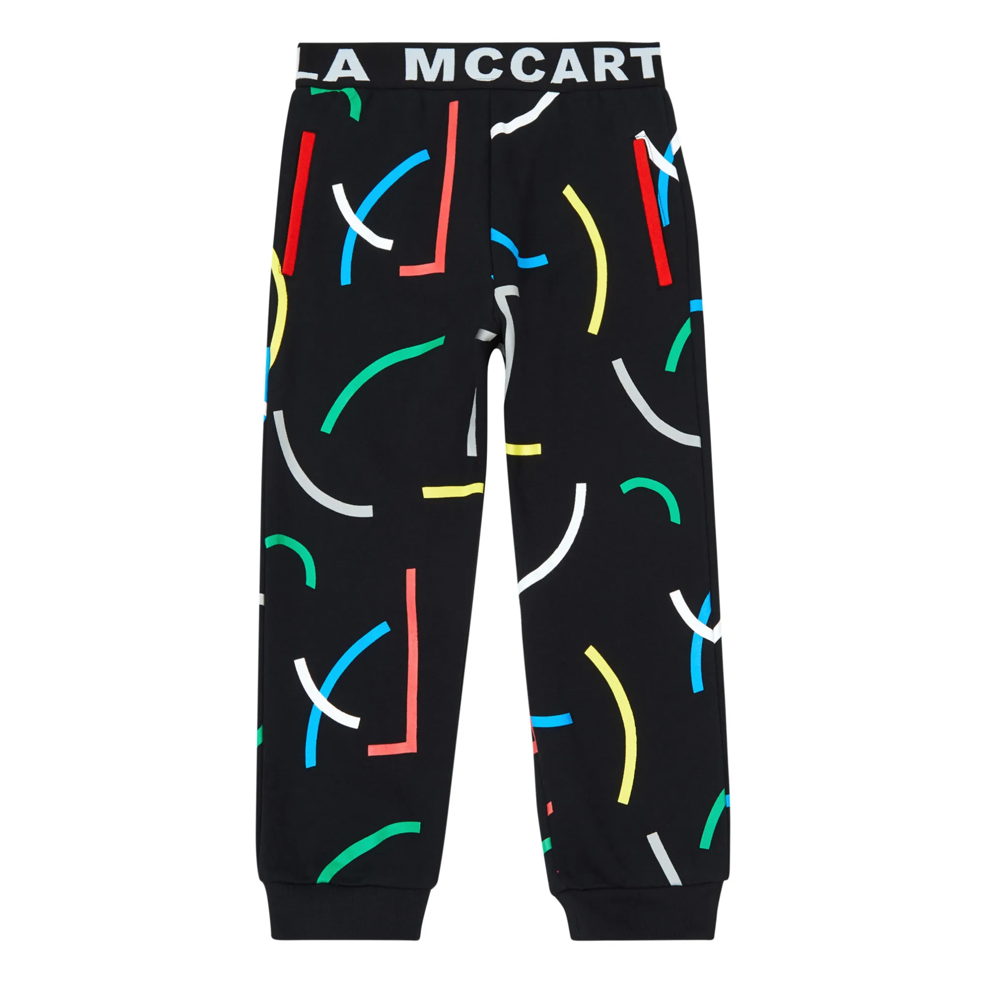 Stella Mccartney Kids Black Organic Cotton Joggers