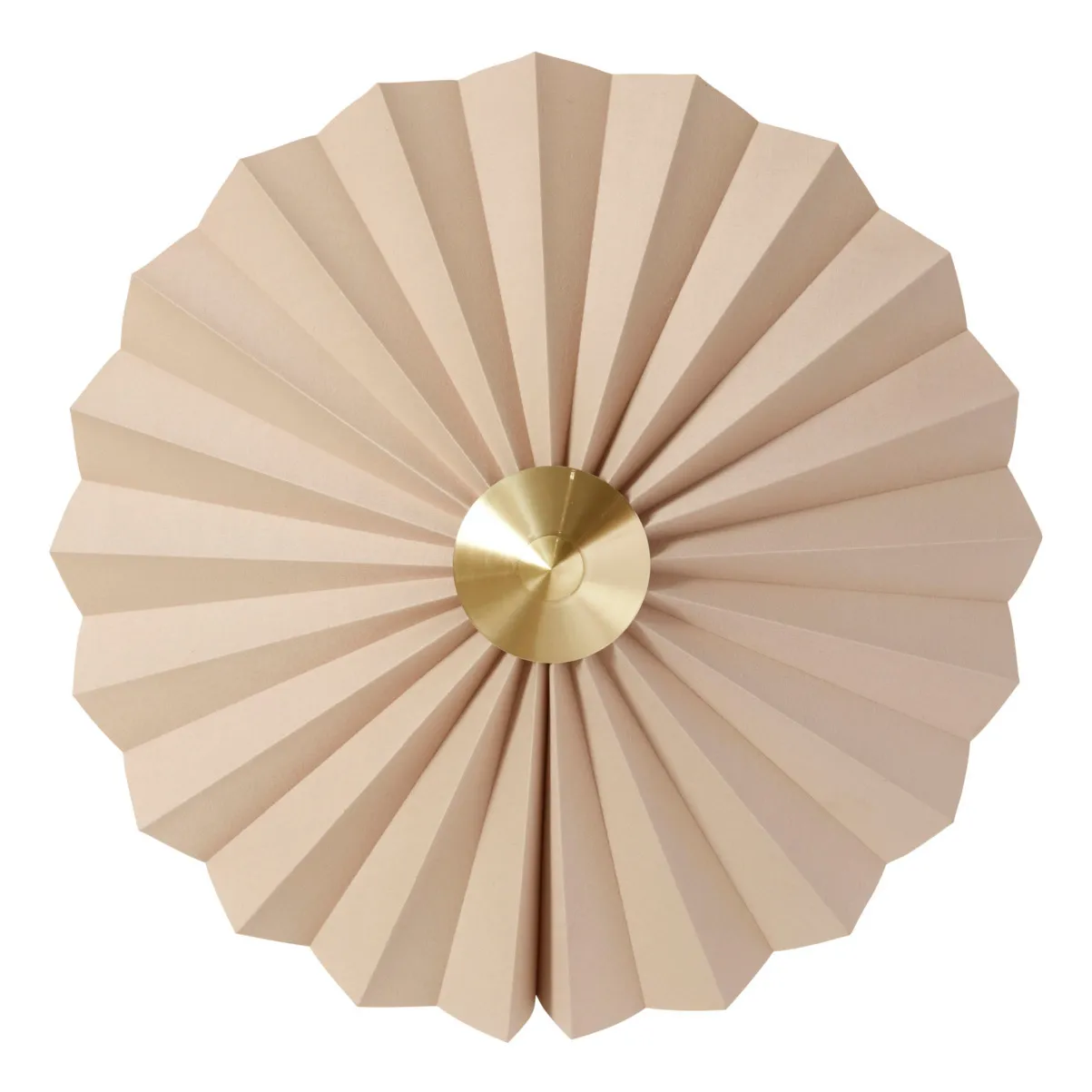 Hübsch Sand Pliss Wall Lamp