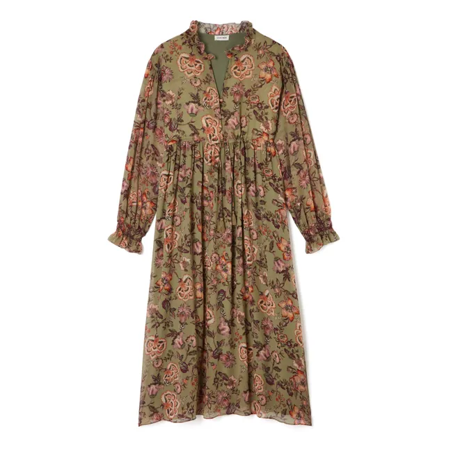 Vestito in seta Chella - Collezione Donna  | Salvia