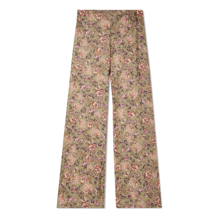 Melycia Recycled Polyester Pyjama Bottoms - Women’s Collection  | Sage- Product image n°0