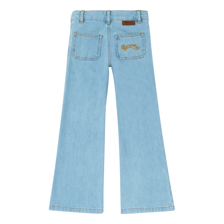 Bestie Recycled Denim Flared Jeans | Denim blue- Product image n°1