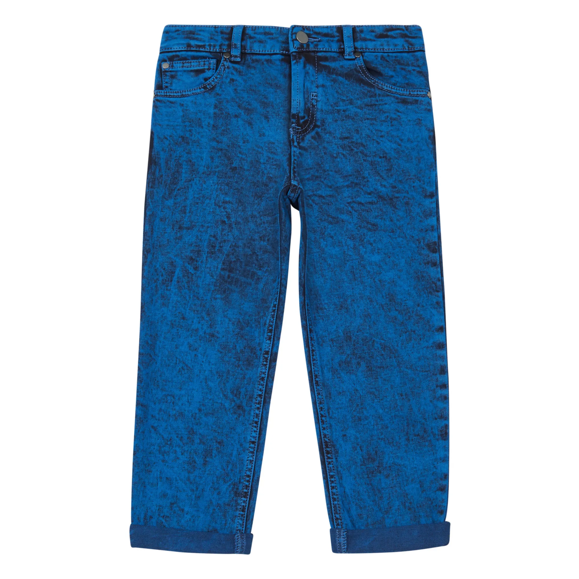 Stella Mccartney Kids Denim Blue Denim Trousers