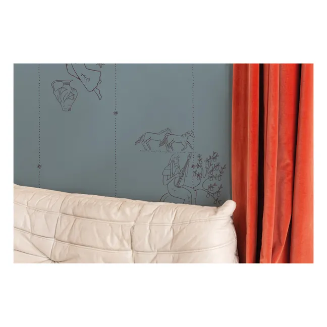 Eden Wallpaper - 2 Panels | Blue