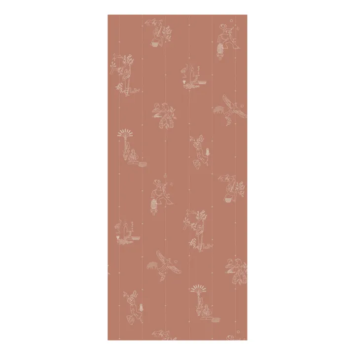Eden Wallpaper - 2 Panels | Orange- Product image n°1