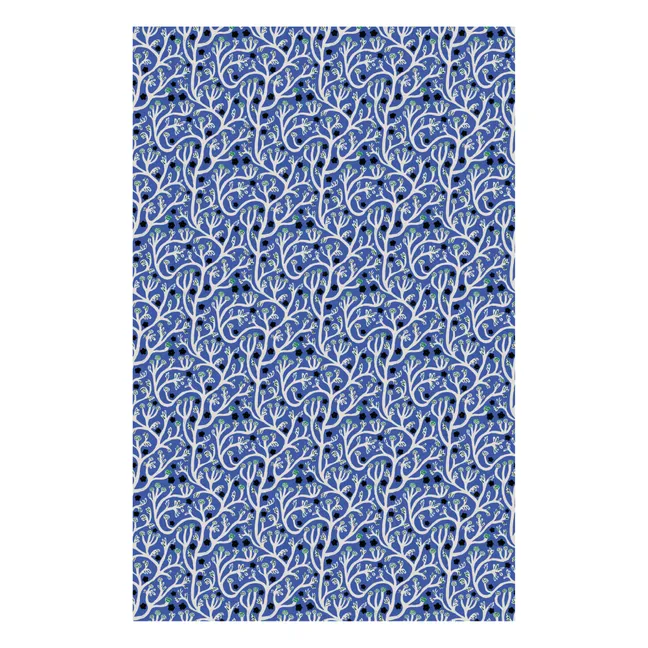 Cottage Wallpaper - 3 Panels | Blue