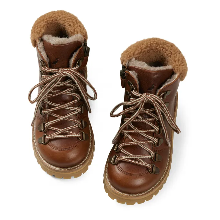 Winter Shearling Lined Boots  | Brown- Product image n°5