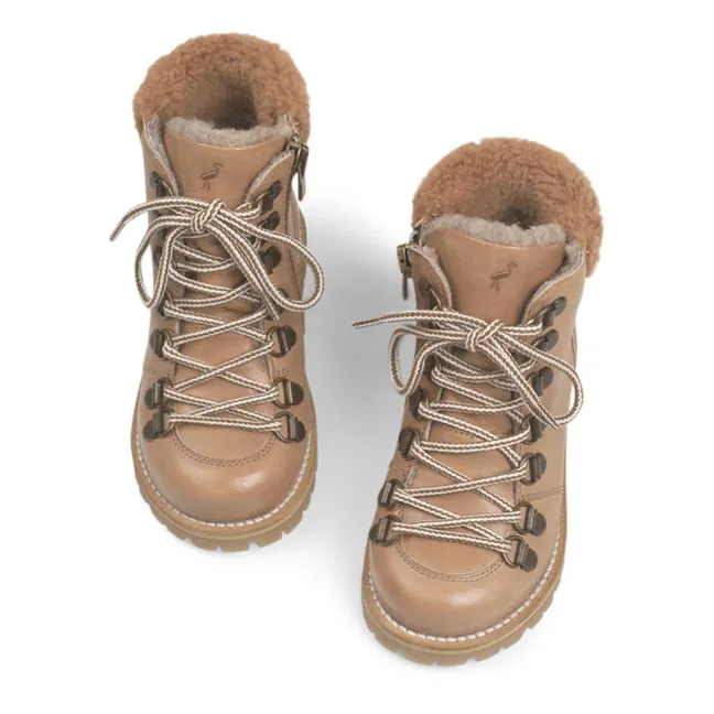 Boots Fourrées Shearling Winter | Beige