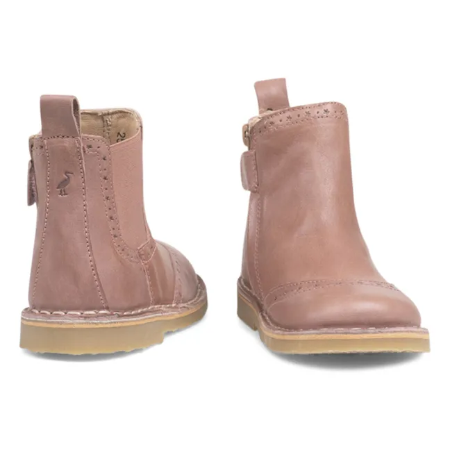 Chelsea Star Ankle Boots | Dusty Pink