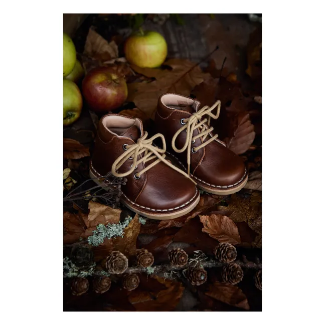 Boots à Lacets Classic | Marron