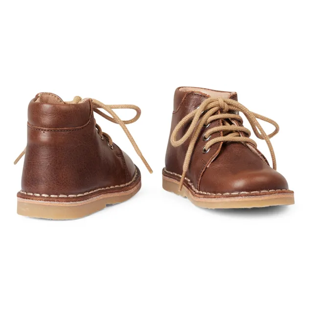 Classic Lace-Up Boots | Brown