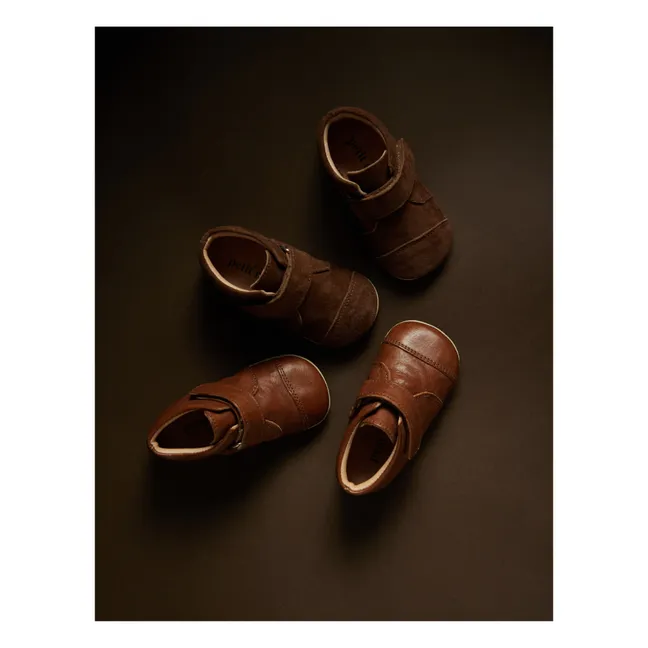 Chaussons Scratchs | Cognac