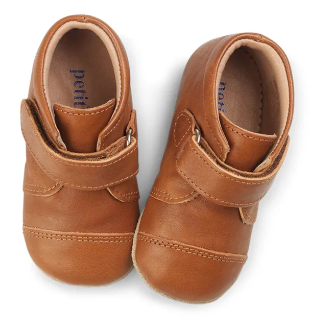 Chaussons Scratchs | Cognac