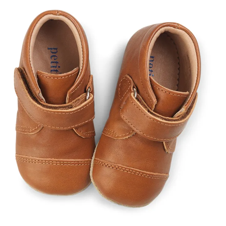 Chaussons Scratchs | Cognac- Image produit n°3