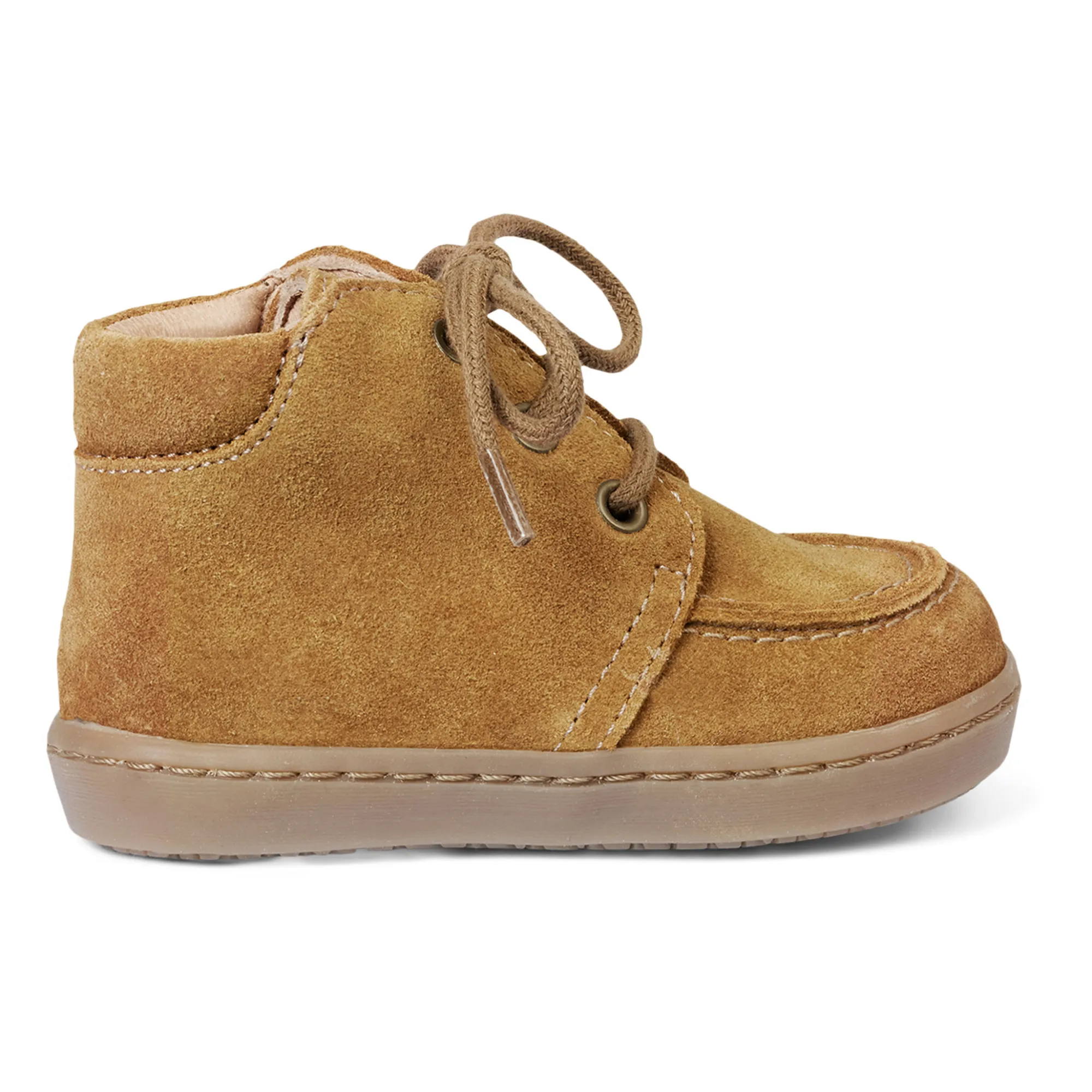 Petit Nord Camel Cruiser Chubby Ankle Boots