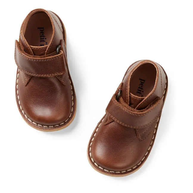 Desert Velcro Boots | Brown