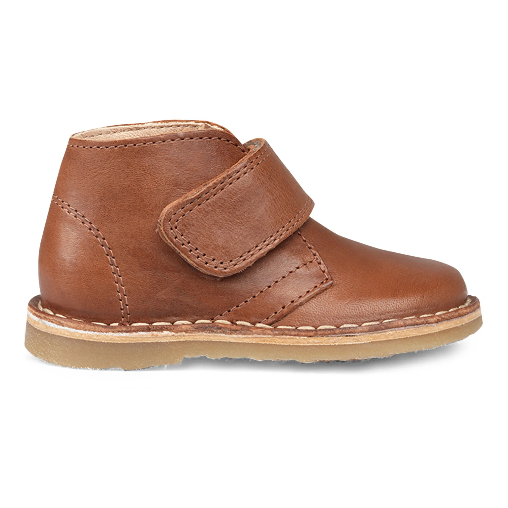 Petit Nord Cognac Desert Velcro Boots