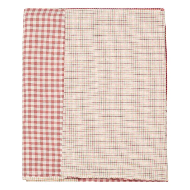 Mantel de algodón Patchwork | Rosa- Imagen del producto n°3