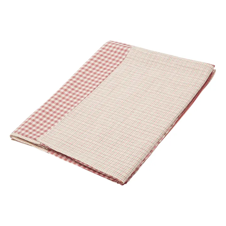 Mantel de algodón Patchwork | Rosa- Imagen del producto n°2