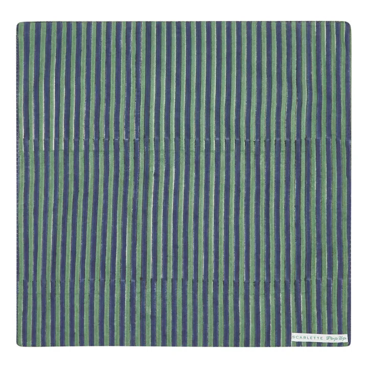 Tovaglioli da tavola, modello: Etawa, in cotone - Set di 4 | Verde- Immagine del prodotto n°2