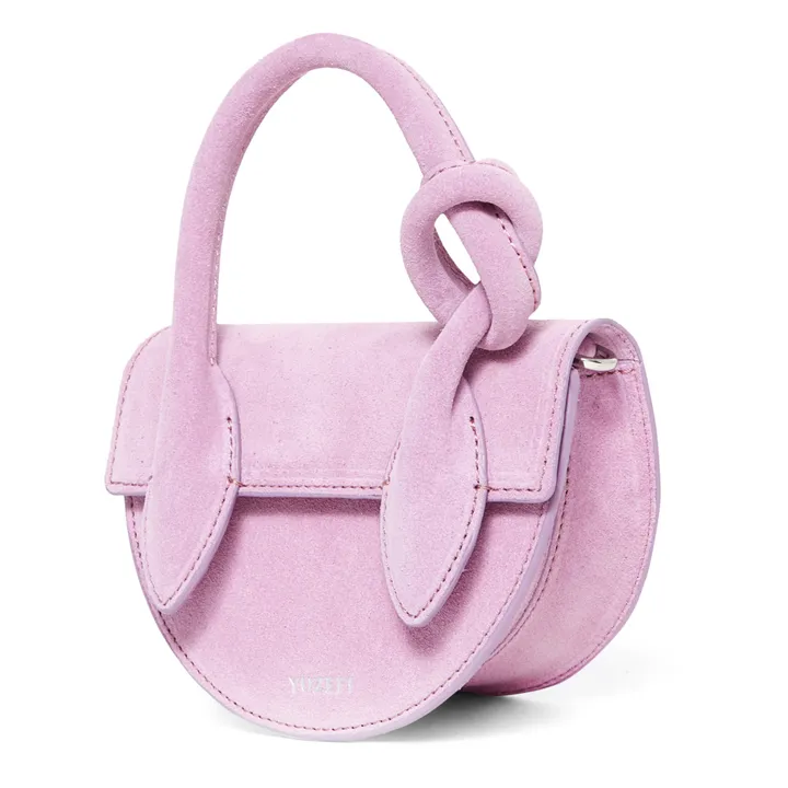 Tasche Mini Pretzel Suede | Violett- Produktbild Nr. 4