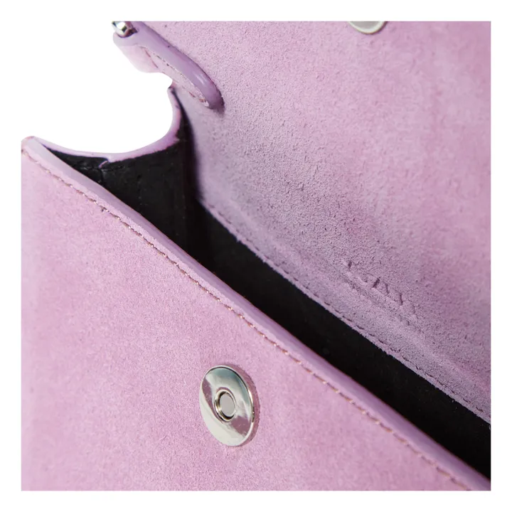 Tasche Mini Pretzel Suede | Violett- Produktbild Nr. 6